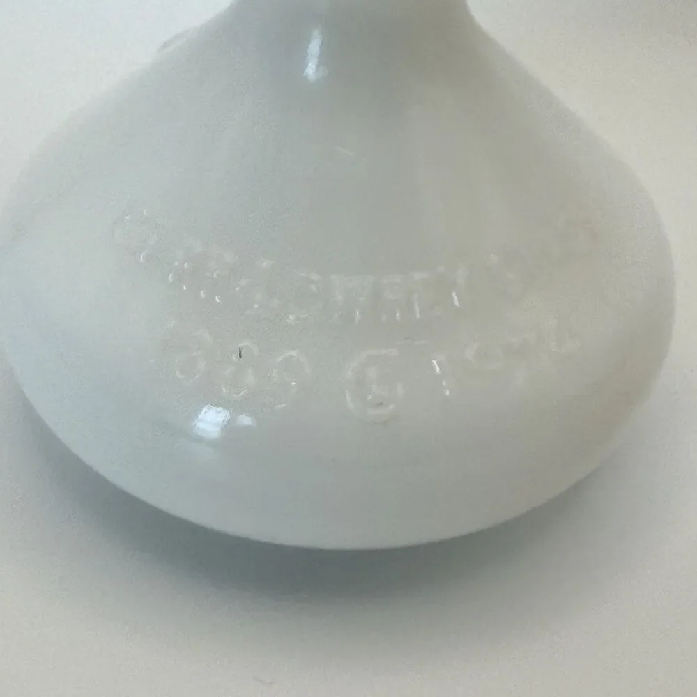 Carr-Lowrey Glass Salesman Sample Cosmo Expo 2 Promotional Milk Glass Bottle '74